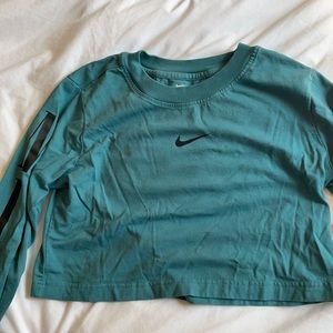 Nike long sleeve crop top